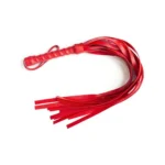Fantezi Deri Seksi Kırmızı Kedi Maske Kelepçe Kırbaç Seti ( 3’lü set) BC5367