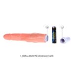 20 cm Klitoris Uyarıcılı Titreşimli Vibratör Dildo Penis