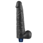 27.2 cm USB Şarjlı Yeni Nesil Realistik Titreşimli Zenci Dildo Penis