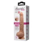 Belden Bağlamalı 28 cm Titreşimli Gerçekçi Kalın Dildo Penis – Dick