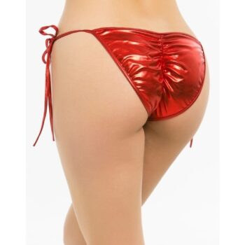 Fantazi Aşk Kırmızısı Seksi Yandan Bağlamalı String - Külot BC0032