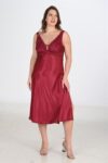 Aria’s Closet 2li Bordo Sabahlık Takımı Bigsize 6229