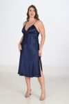 Aria’s Closet 2li Lacivert Sabahlık Takımı Bigsize 6225