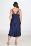 Aria’s Closet 2li Lacivert Sabahlık Takımı Bigsize 6228