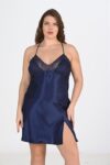 Aria’s Closet 2’li Lacivert Sabahlık Takımı Bigsize 6215