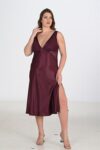 Aria’s Closet 2li Mürdüm Sabahlık Takımı Bigsize 6223