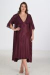 Aria’s Closet 2li Mürdüm Sabahlık Takımı Bigsize 6223
