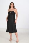 Aria’s Closet 2li Siyah Sabahlık Takımı Bigsize 6221
