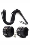 Aria’s Closet Deri Bileklik Kırbaç Harness Set