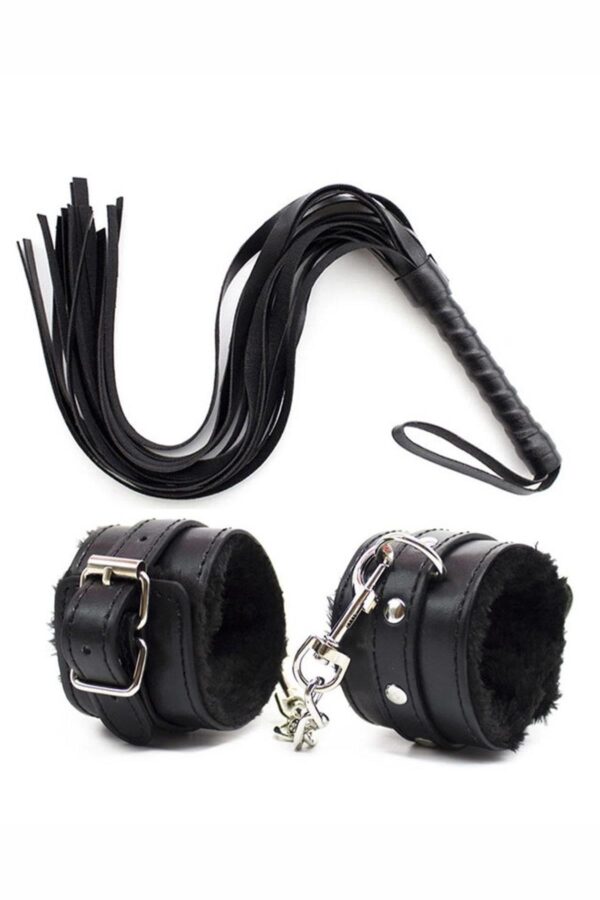 Deri Bileklik Ve Kirbac Harness 2 Li Set 5c7c