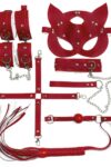 Aria’s Closet Kırmızı Deri 7 Li Set Aksesuar