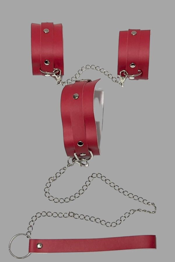 Kirmizi Kelepce Ve Tasma Set 800477 8440