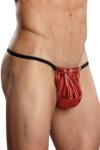 Bacio Fantazi Kımızı Lame Erkek String-Tanga BC4580
