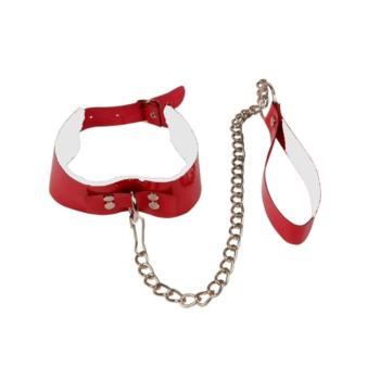 Fantezi Seksi Kırmızı Harness Tasma BC5394K