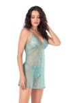 Aria’s Closet Aqua Kısa Tül Gecelik