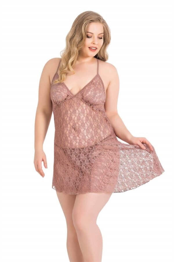 primoda buyuk beden vizon kisa tul gecel bd74