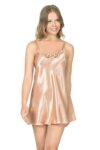 Aria’s Closet Gold Kısa Saten Gecelik