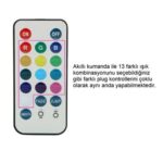 Uzaktan Kumandalı Led Işıklı Büyük Boy Çelik Anal Plug
