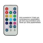 Uzaktan Kumandalı Led Işıklı Orta Boy Çelik Anal Plug