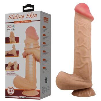 26 cm Kıkırdak Yapılı Çift Katmanlı Gerçekçi Dildo Penis