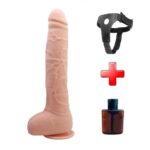 27 cm Belden Bağlamalı Büyük Boy Realistik Vantuzlu Dildo Penis – Dick
