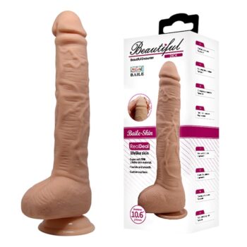 27 cm Büyük Boy Realistik Vantuzlu Dildo Penis - Dick