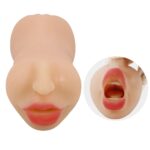 3 Boyutlu Ten Rengi Suni Oral & Vajinal Mastürbatör – Zoey
