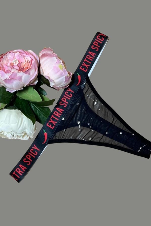 Sexi Yazili String Kulot 81901 55cb