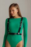 2 Taraflı Kullanılabilen Şık Deri Harness Kemer – APFT633