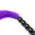 Fetilux Tüylü Silikon 23cm Mini Kırbaç – Mor