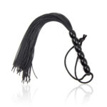 Fetilux Tüylü Silikon 23cm Mini Kırbaç – Siyah