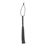 Fetilux Tüylü Silikon 23cm Mini Kırbaç – Siyah