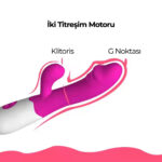 Vibex Klitoris ve G Noktası Uyarıcı Çift Motorlu 30 Modlu Titreşimli Vibratör