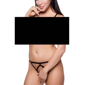 Ağ Kısmı Açık Seksi Lastik Külot - APFT58