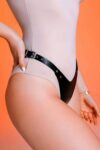 Ayarlanabilir Fantazi Deri G-String Harness