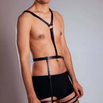 Boyundan Bağlamalı Seksi Erkek Fantazi Jartiyer - APFTM42