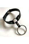 Büyük Ve Küçük Halka Detaylı Ayarlı Deri Choker – APFT673