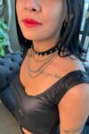 Çivi ve Zincir Detaylı Şık Anne – Kedi Choker Set – APFT1042