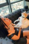 Çivi ve Zincir Detaylı Şık Anne – Kedi Choker Set – APFT1042