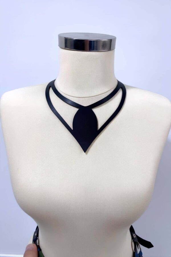 damla deri choker deri choker kolye apft1411 choker angels passion 131579 41 B