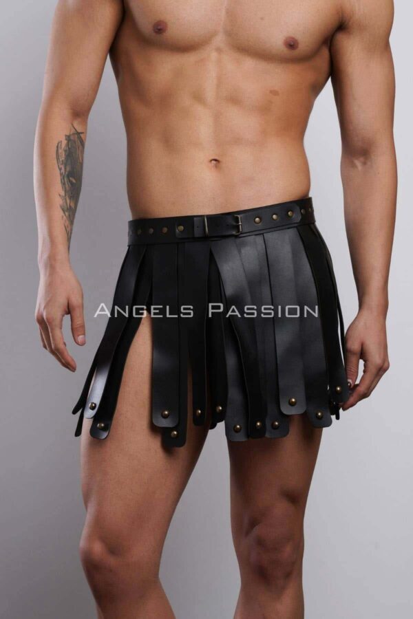 deri erkek etek gladyator etek erkek cosplay kostum apftm93 erkek harness angels passion 130389 41 B