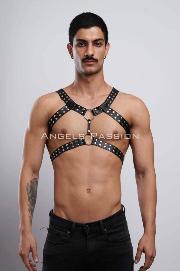 deri erkek gogus kemeri erkek fantazi ic giyim gomlek kemeri apftm103 erkek harness angels passion 130332 41 B