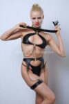 Deri Jartiyer Harness Takım