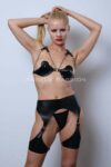 Deri Jartiyer Harness Takım