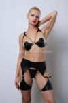 Deri Jartiyer Harness Takım