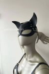 Deri Kedi Maske