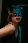 Deri Kedi Maskesi – Deri Maske – Seksi Maske – APFT558