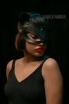 Deri Kedi Maskesi – Deri Maske – Seksi Maske – APFT558
