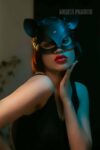 Deri Kedi Maskesi – Deri Maske – Seksi Maske – APFT558