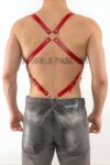 Deri Pantalona Bağlanan Seksi Erkek Harness – APFTM11